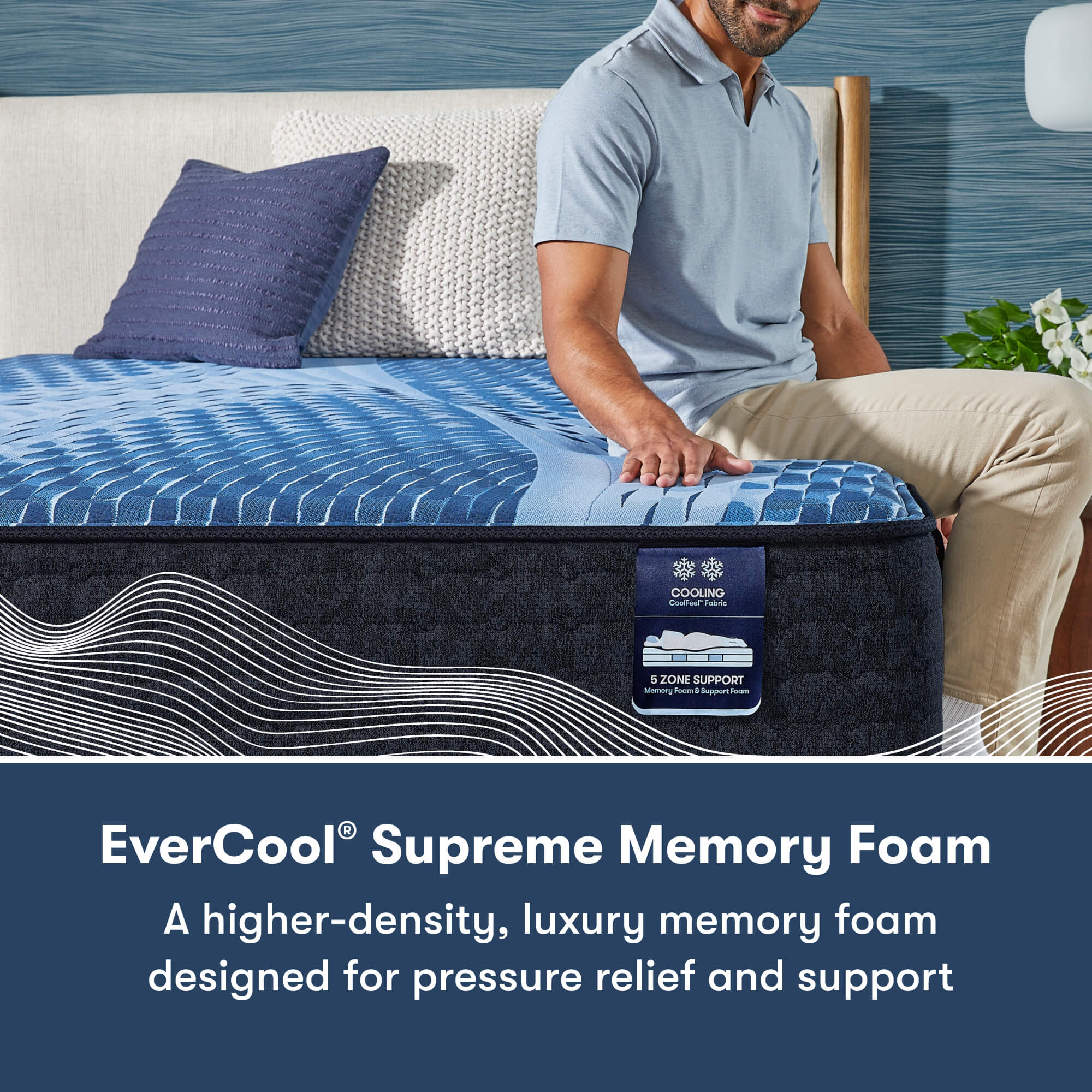 Serta iComfort Memory Foam Aspire Medium Mattress