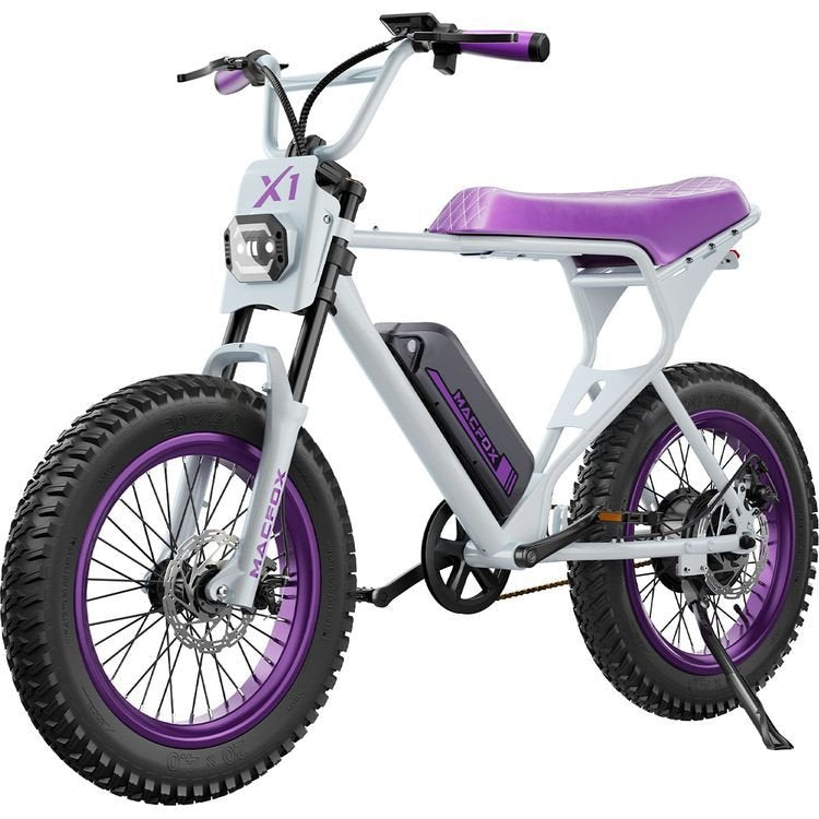 Macfox X1S x Bs.zay 750W Peak Fat-Tire Electric Bike