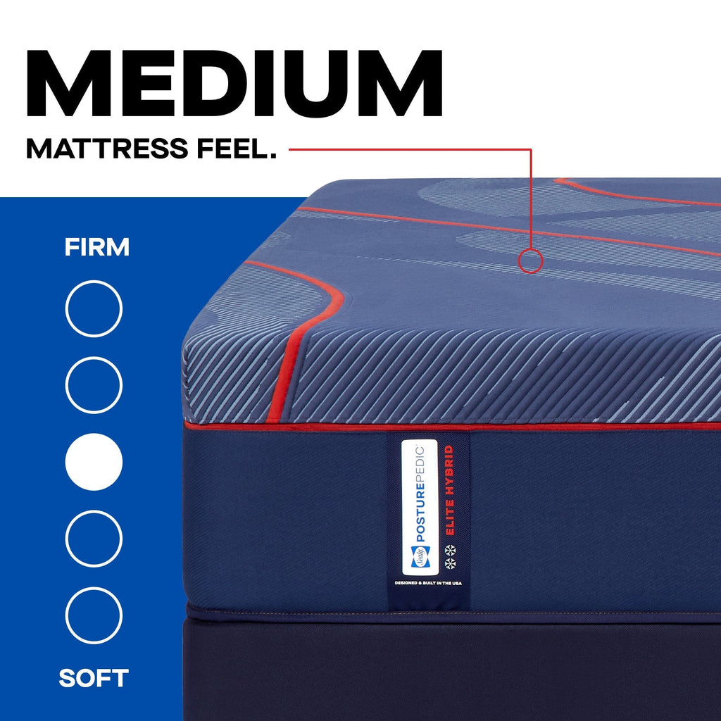 Sealy Posturepedic Elite Hybrid High Point II 14" Medium Mattress
