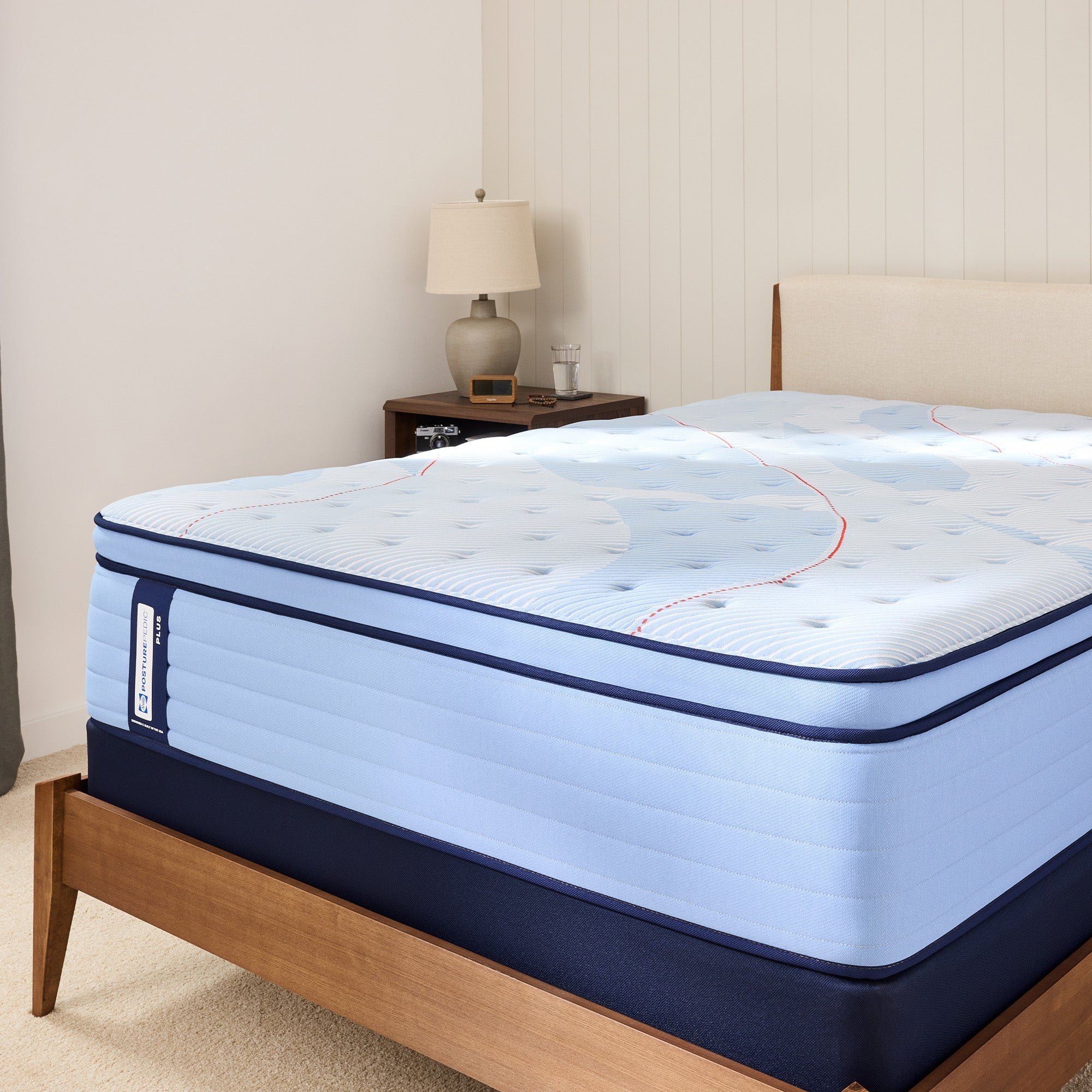 Sealy Posturepedic Plus Spring Paterson II 15" Medium Euro Pillowtop Mattress