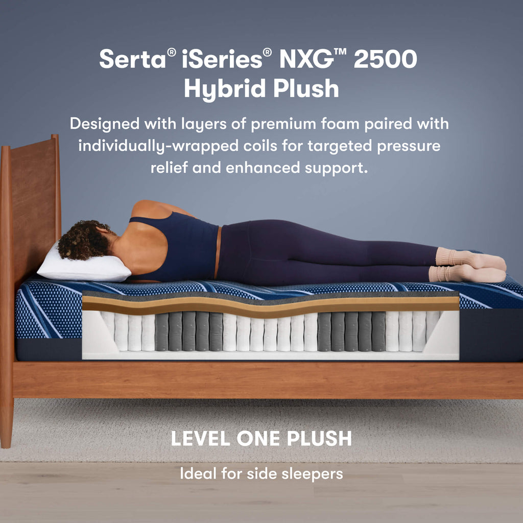 Serta iSeries NXG 2500 Plush Hybrid Mattress
