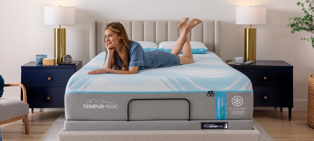 TEMPUR-ActiveBreeze® Smart Bed - Dual-Zone Climate Control Sleep System