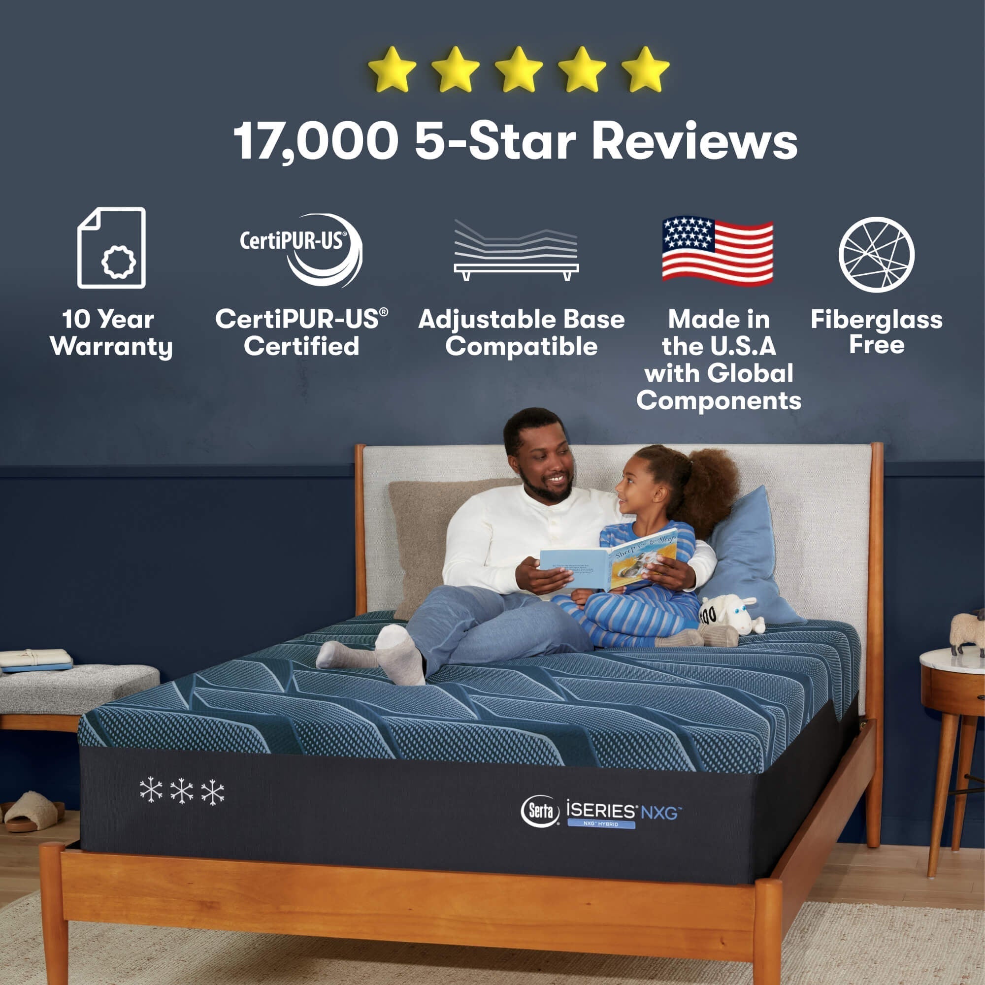 Serta iSeries NXG 2500 Plush Hybrid Mattress