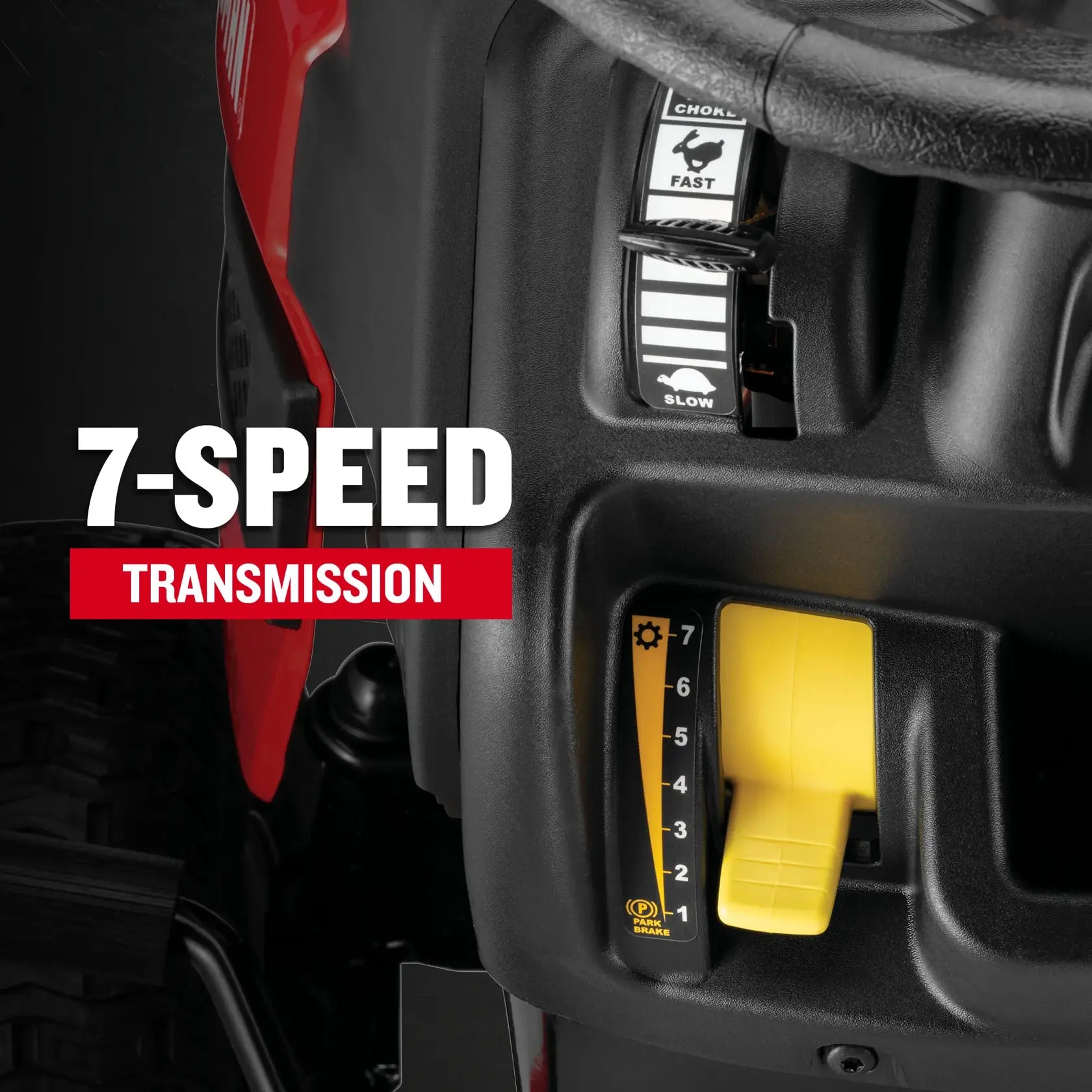 CRAFTSMAN T110 42-Inch 17.5 HP Briggs & Stratton Gas Riding Lawn Mower with 7-Speed Gear Drive
