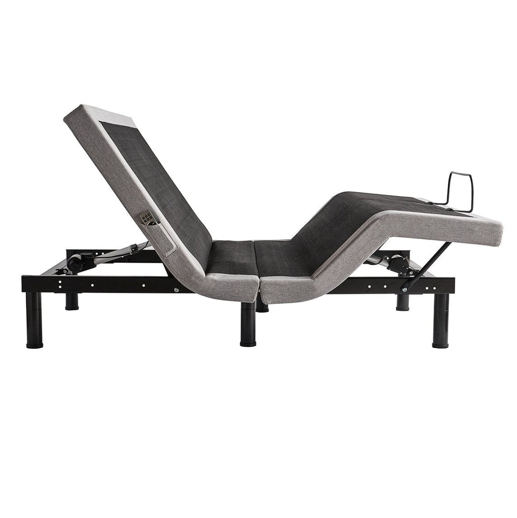 Malouf Structures™ M555 Smart Adjustable Bed Base – 5 Preset Positions including Zero Gravity, Advanced Vibrational Massage, and Bluetooth App Control - Floor Model