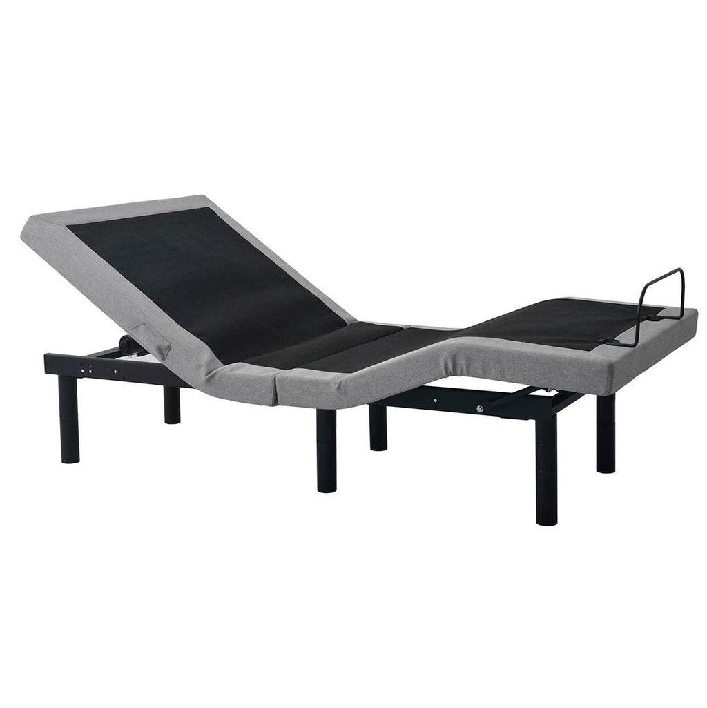 Malouf Structures™ M555 Smart Adjustable Bed Base – 5 Preset Positions including Zero Gravity, Advanced Vibrational Massage, and Bluetooth App Control - Floor Model