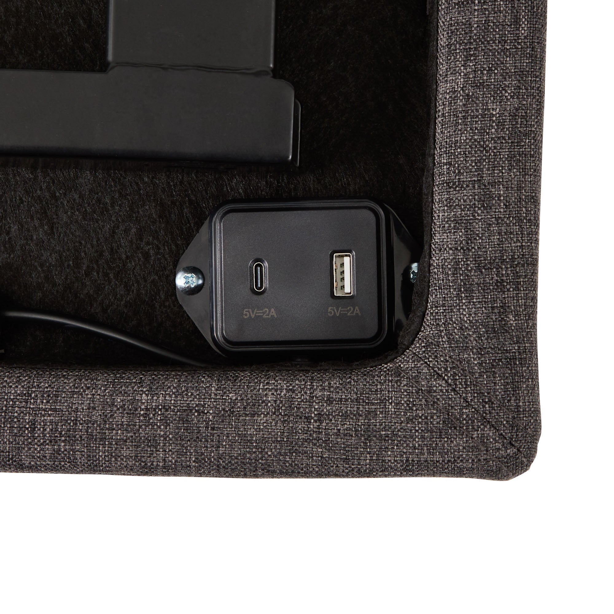 Malouf M455 Smart Adjustable Bed Base - App-Controlled with Massage