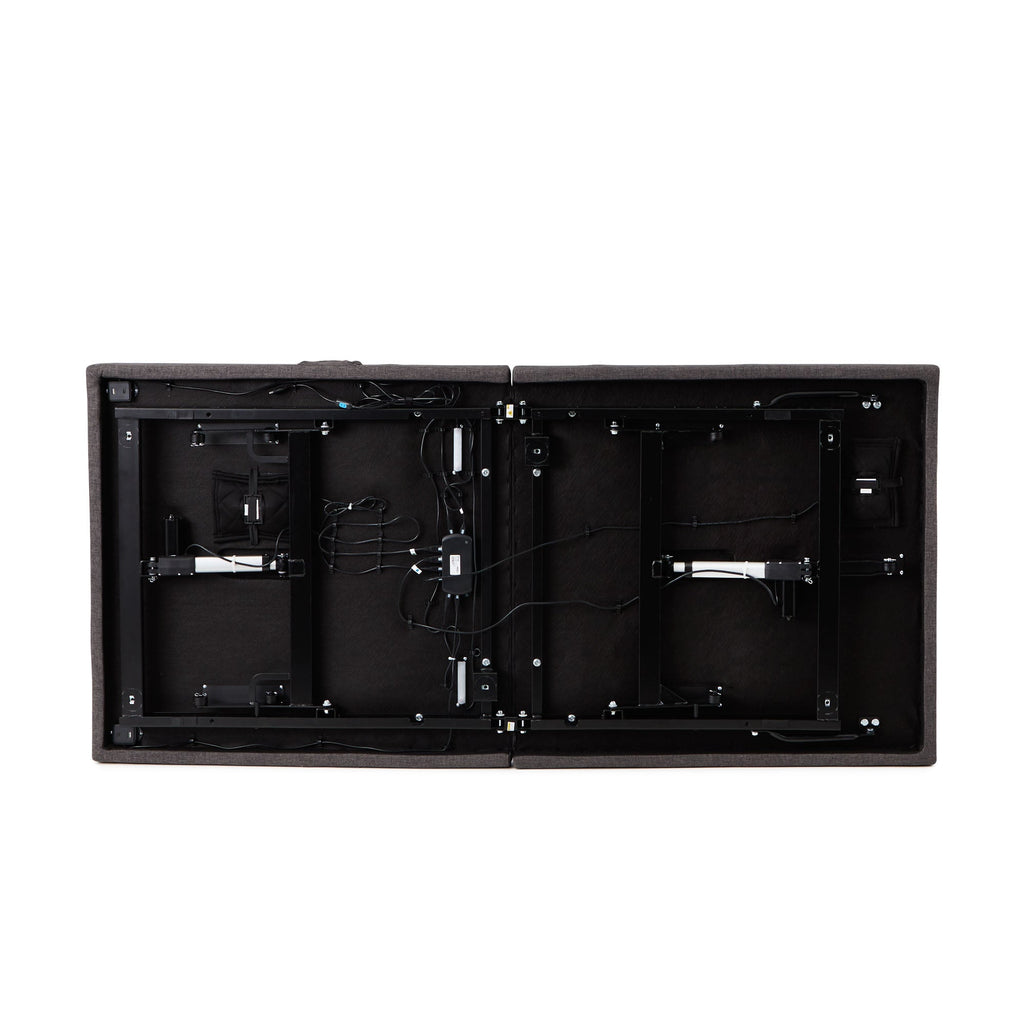 Malouf M555 Smart Adjustable Bed Base - App-Controlled with Dual Massage