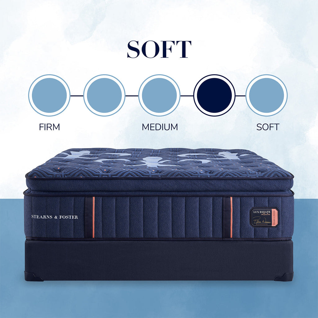 Stearns & Foster Lux Estate Soft Euro Pillow Top Mattress