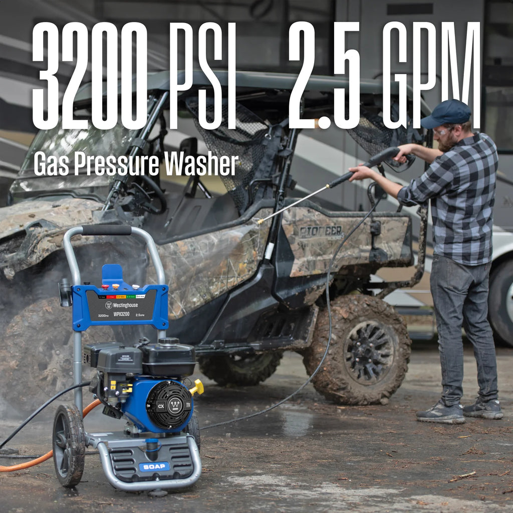 Westinghouse WPX3200 3200 PSI 2.5 GPM Gas Pressure Washer