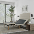 Bedplanet Taylor Adjustable Base with Headboard - Zero-Clearance & Wireless Remote