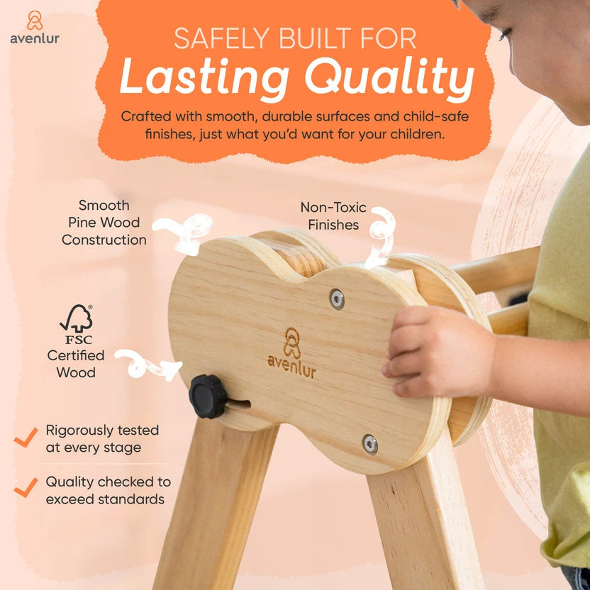 Avenlur 8 in 1 Chestnut | Foldable Jungle Gym