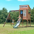 Kidkraft Cypress Cove Wooden Swing Set