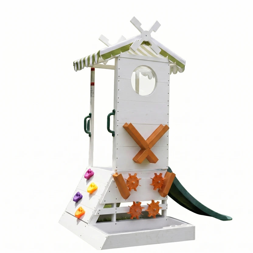Avenlur Aloe Outdoor Mini Playset for Toddlers – Water Slide & Backyard Fun
