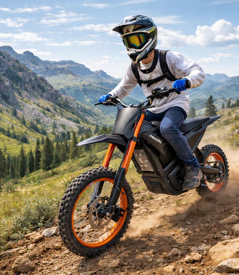 CEMOTO D-Series 3000W–6000W 40 to 53 mph Top Speed Off-Road Electric Dirt Bike for Teens & Adults