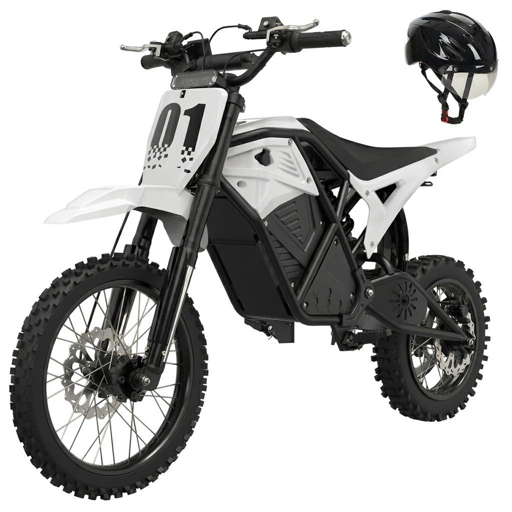 Eskute Nova Mini Electric Dirt Bike for Teens and Adults, 3500W Peak Mid-Drive Motor, 38 mph Top Speed, 48V 23Ah Battery with 60 Mile Range