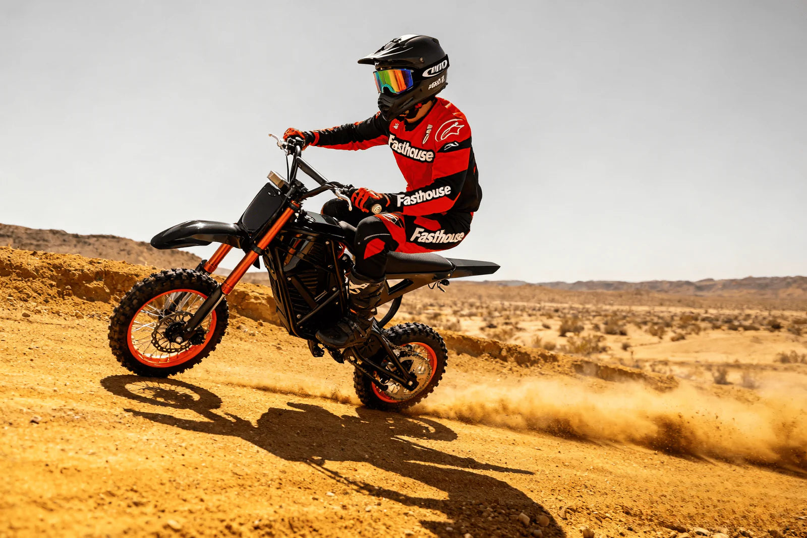 Eskute Nova Mini Electric Dirt Bike for Teens and Adults, 3500W Peak Mid-Drive Motor, 38 mph Top Speed, 48V 23Ah Battery with 60 Mile Range