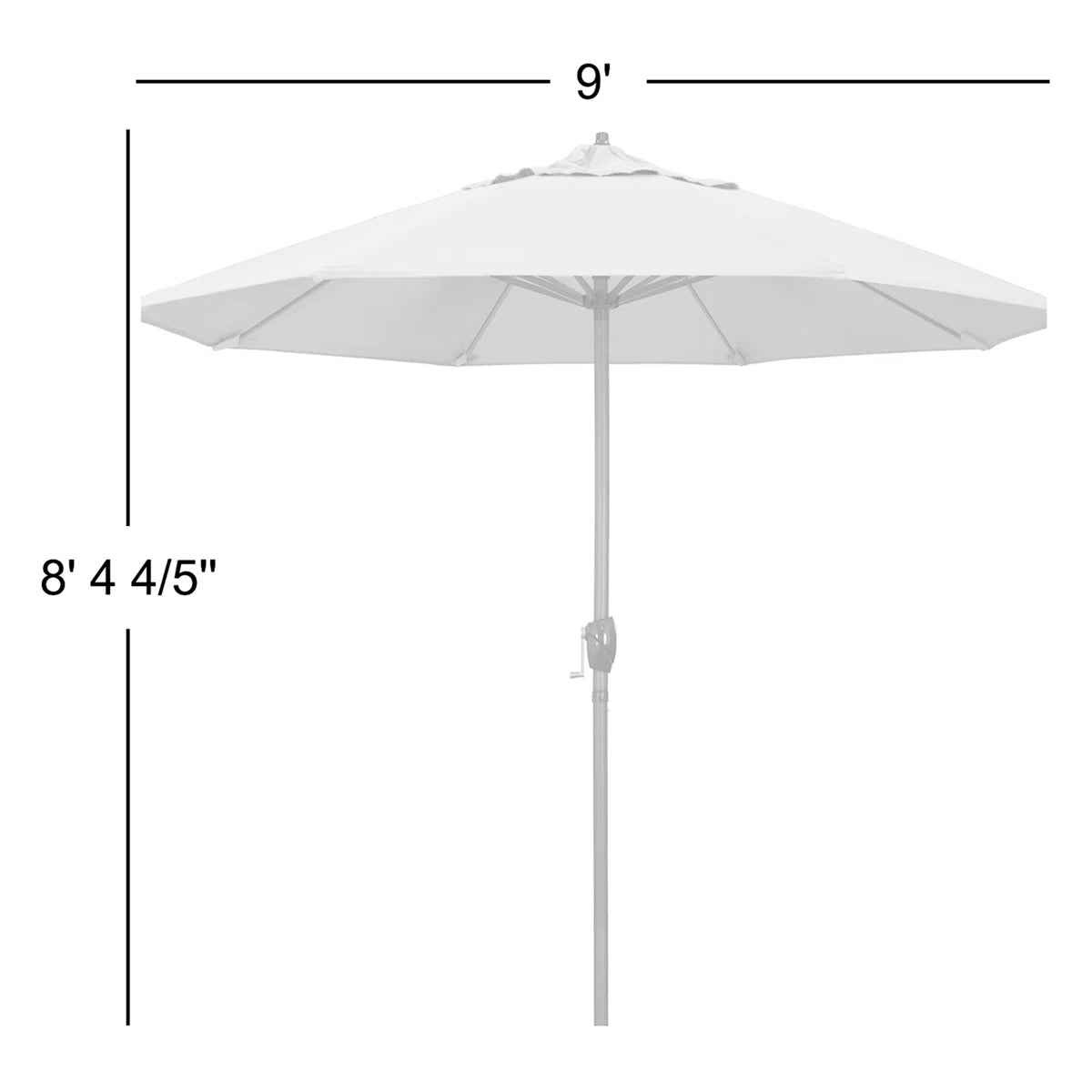 Joss & Main 11′ Market Sunbrella Umbrella