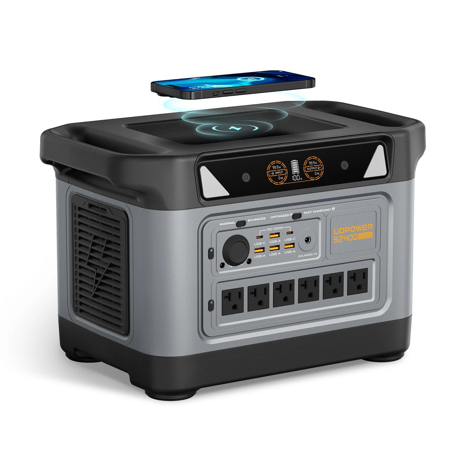 UDPOWER S2400 Portable Power Station – 2083Wh | 3000W SurgeWWWWW