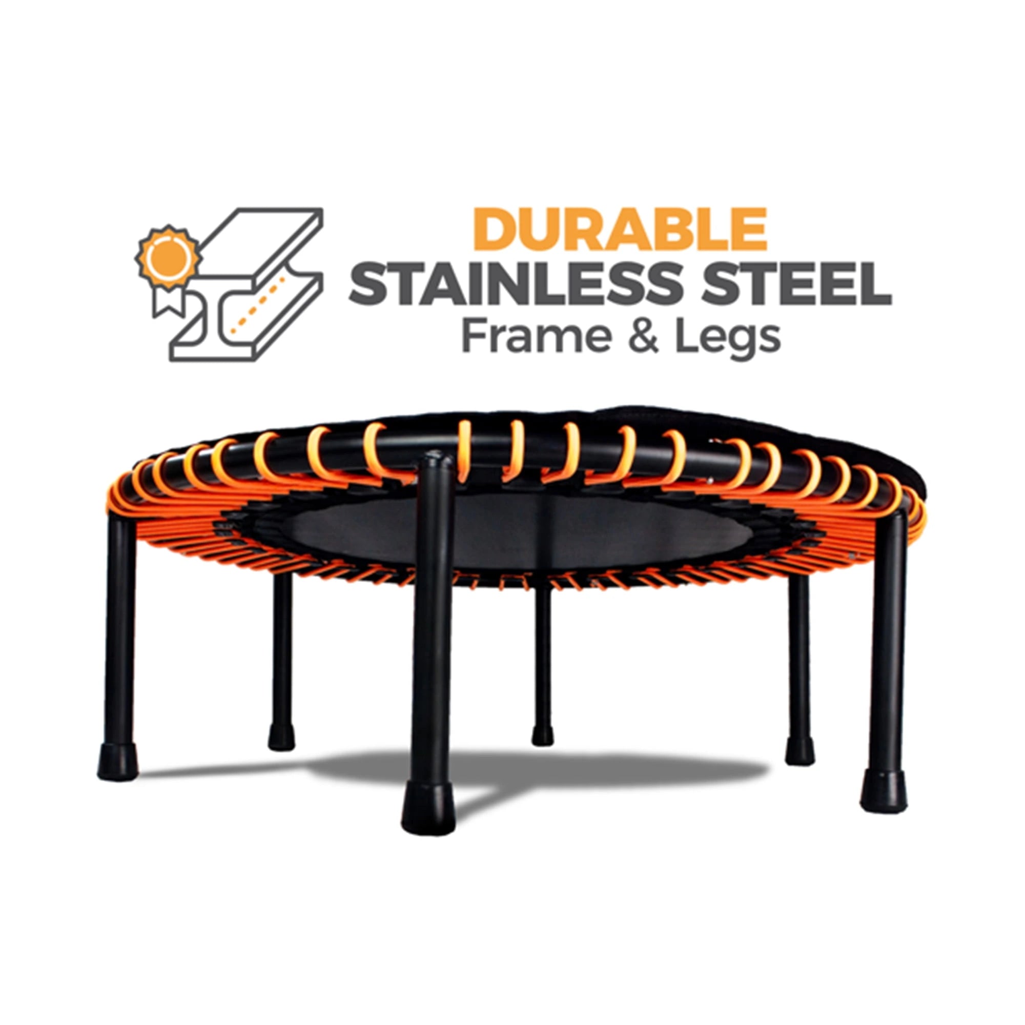 The Leaps & ReBounds Fitness Trampoline – Bungee Rebounder