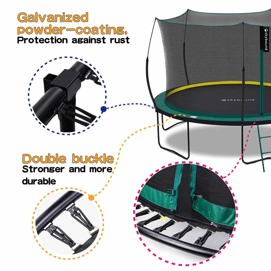 SkyBound Springless Trampoline 12FT