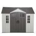 Lifetime 10′ x 8′ Outdoor Storage Shed, Gray