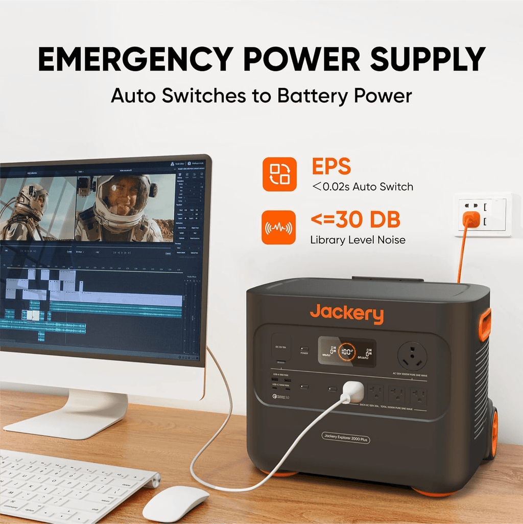 Jackery Solar Generator 4000 Kit  (2X200W Solar Panel)