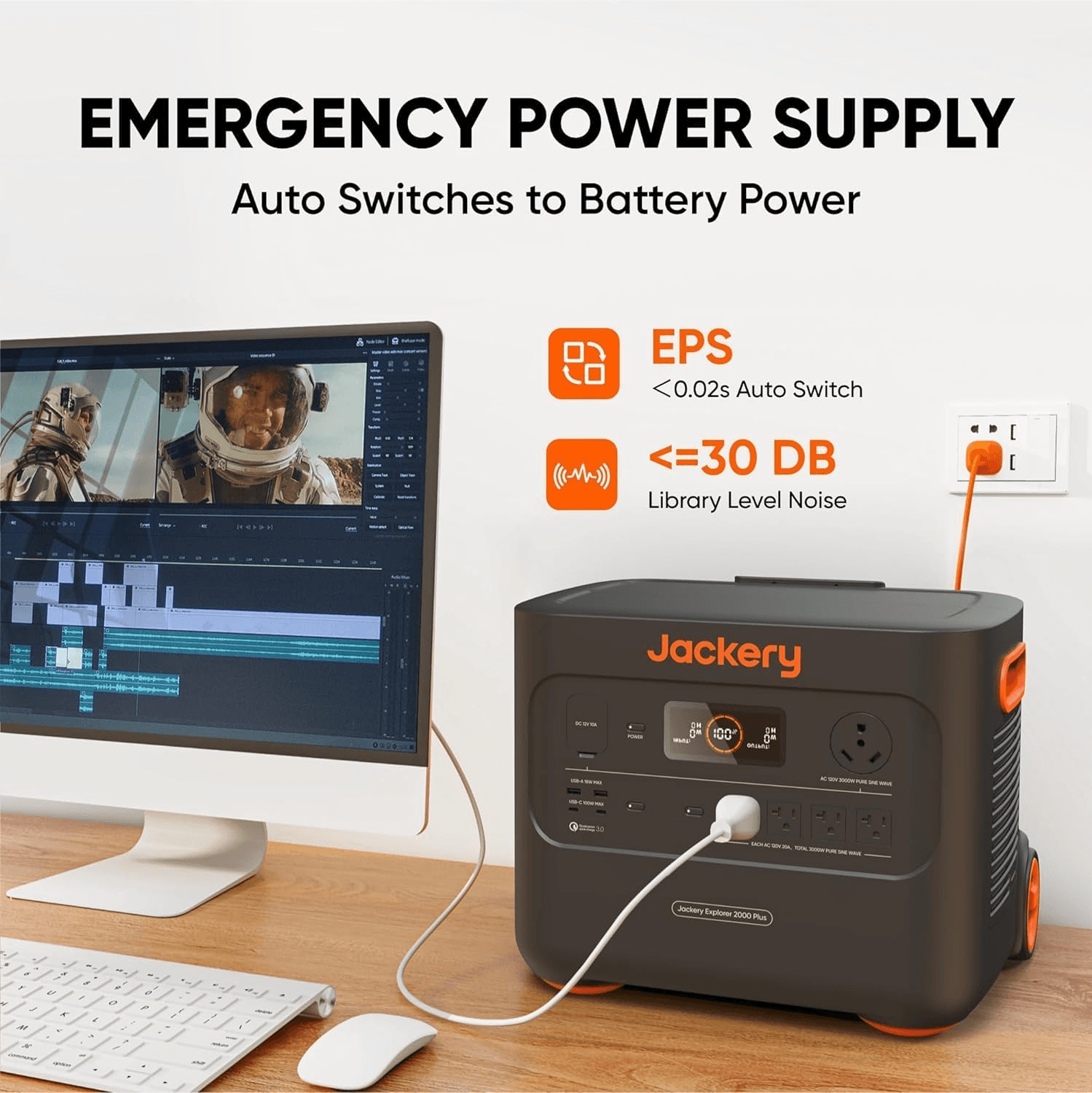 Jackery Solar Generator 4000 Kit  (2X200W Solar Panel)