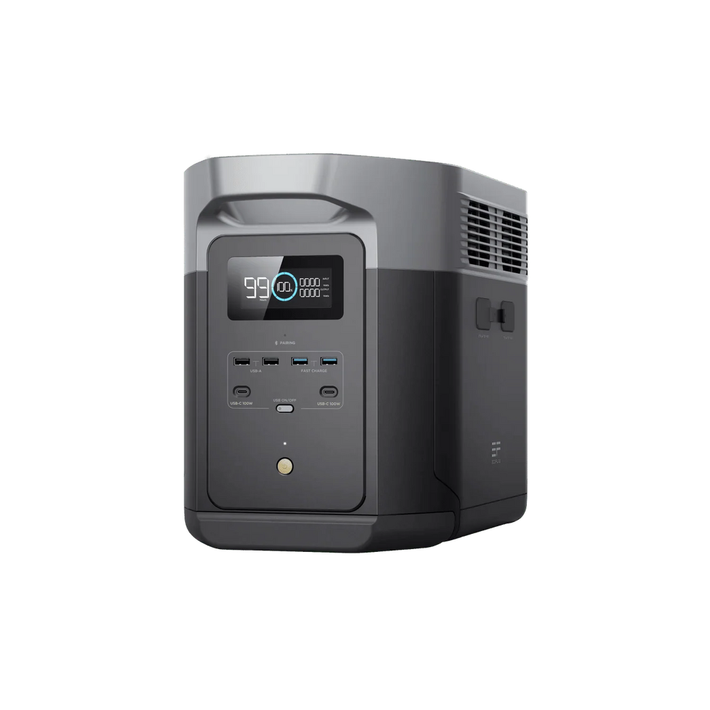 EcoFlow DELTA 2 Max 2048Wh 2400W LiFePO4 Solar Generator