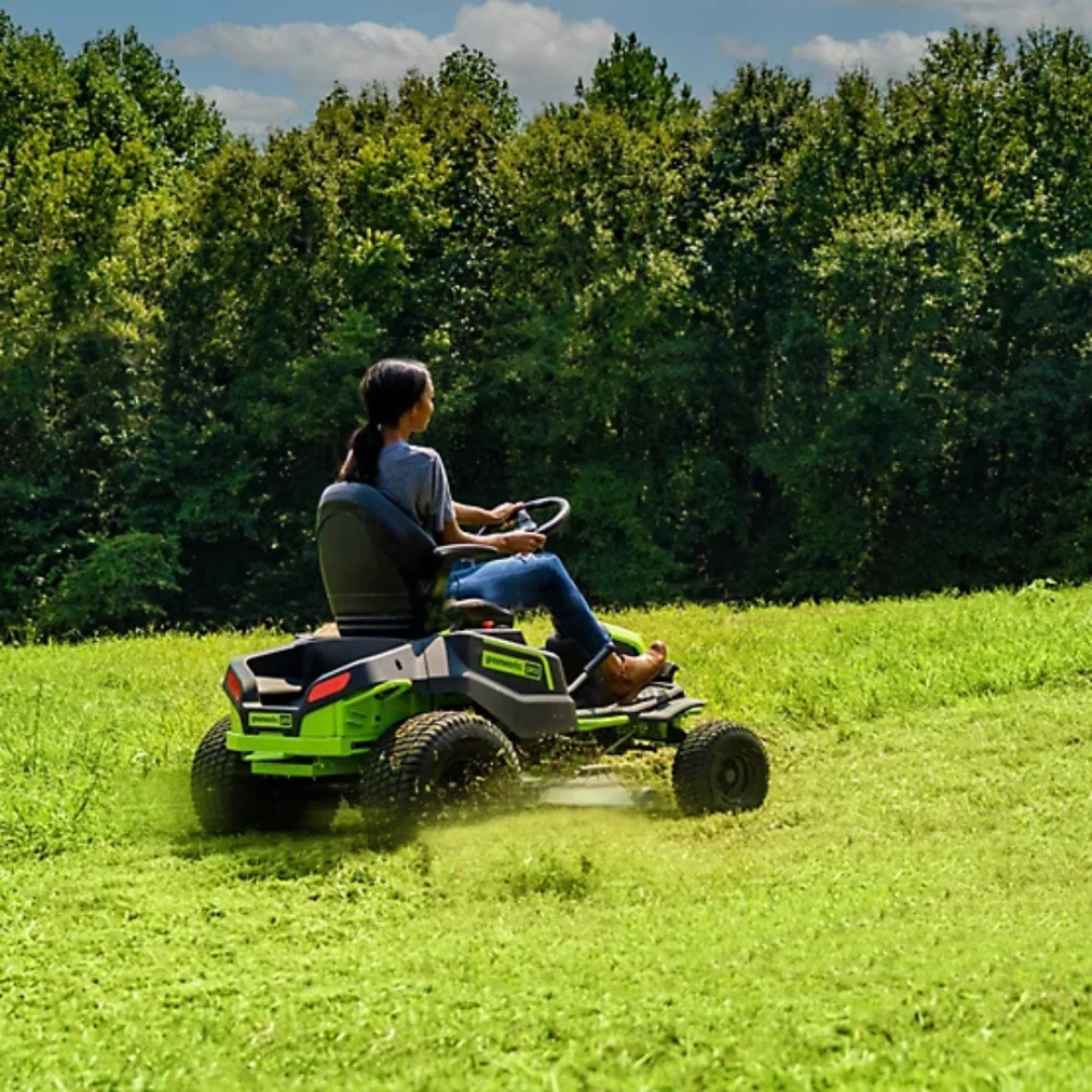 Greenworks Pro 60V CrossoverT CRT426 42-Inch Cordless Battery Electric Riding Lawn Tractor Kit