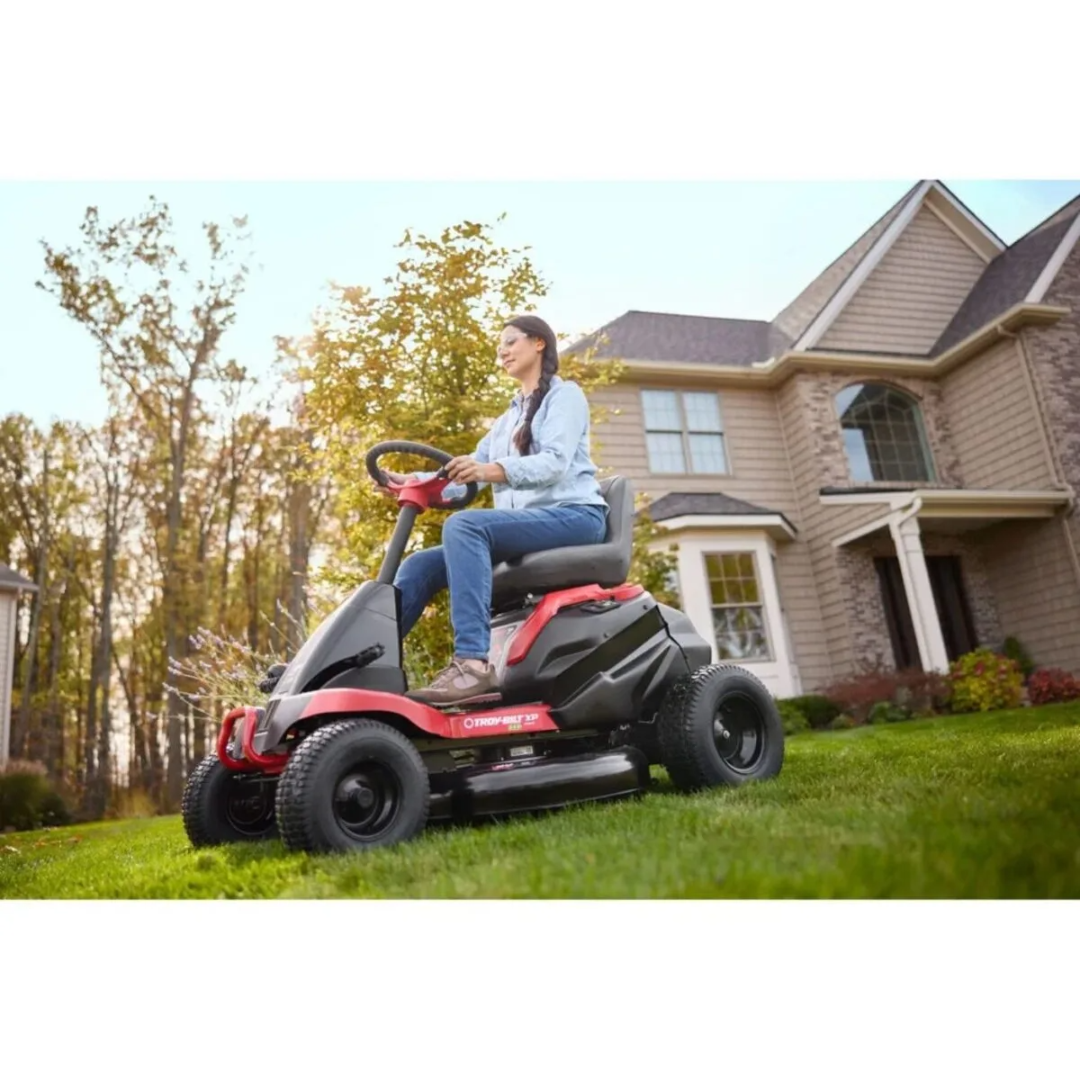Troy-Bilt TB30E XP 30-Inch 56V MAX 30Ah Lithium-Ion Cordless Electric Riding Lawn Mower