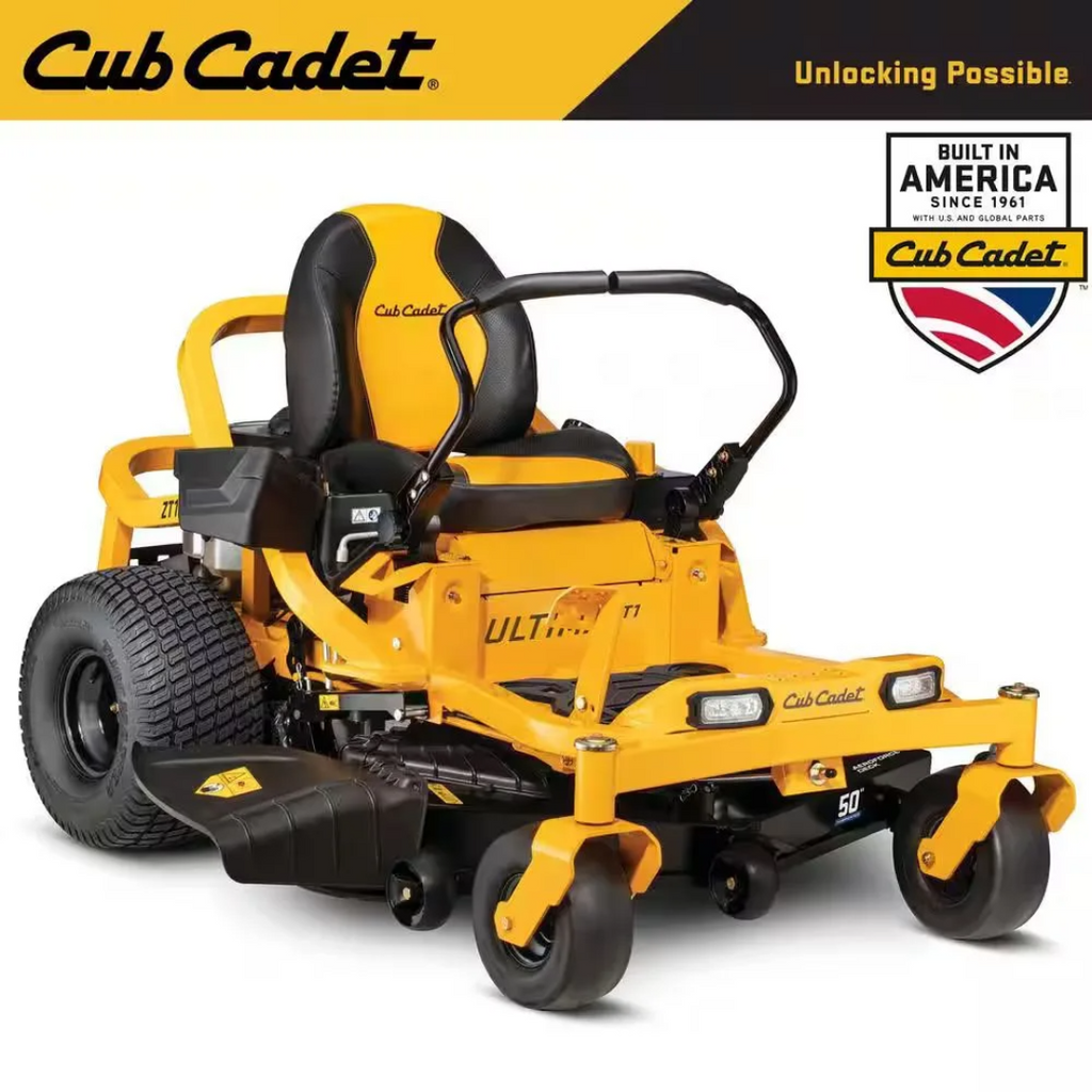 Cub Cadet Ultima Series ZT1 50-Inch 23 HP Kawasaki FR691V Zero-Turn Mower with AeroForce Fabricated Deck