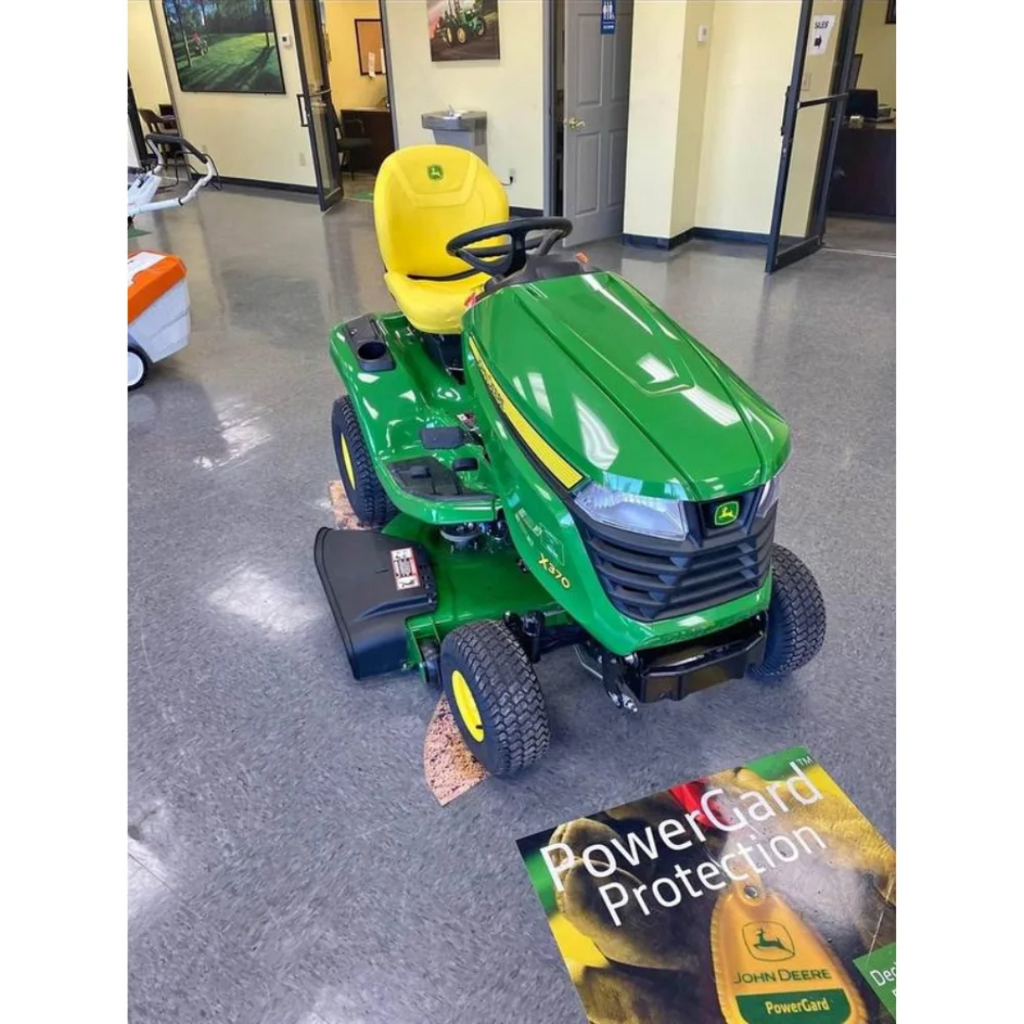 John Deere X370 42-Inch 21.5 HP Power-Steering Lawn Tractor