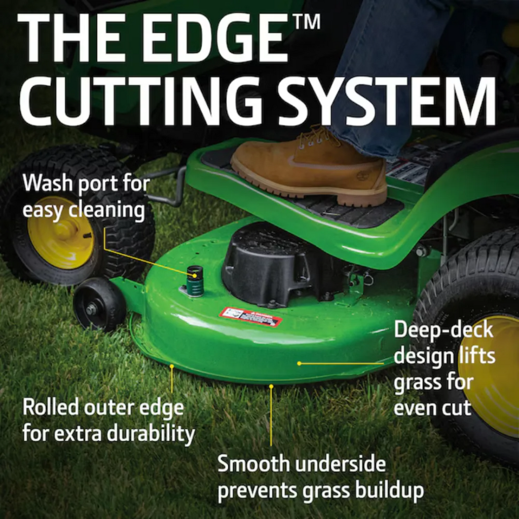 John Deere S100 42-Inch 17.5 HP Hydrostatic Lawn Tractor