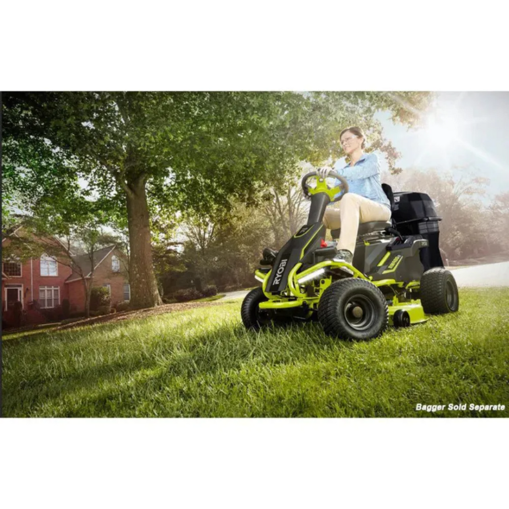 RYOBI RY48111 38-Inch 48V 100Ah Brushless Battery Electric Riding Lawn Mower