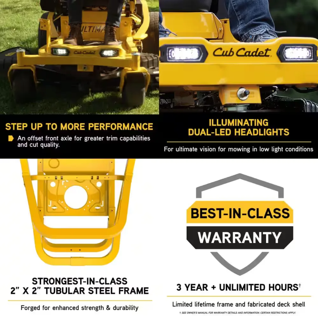 Cub Cadet Ultima Series ZT1 42-Inch 21.5 HP Kawasaki Zero-Turn Riding Lawn Mower