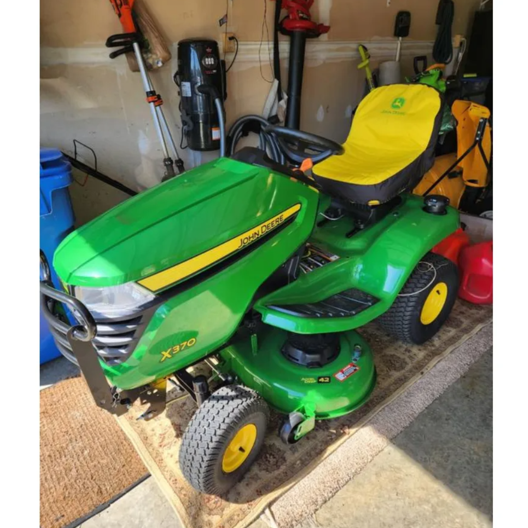 John Deere X370 42-Inch 21.5 HP Power-Steering Lawn Tractor