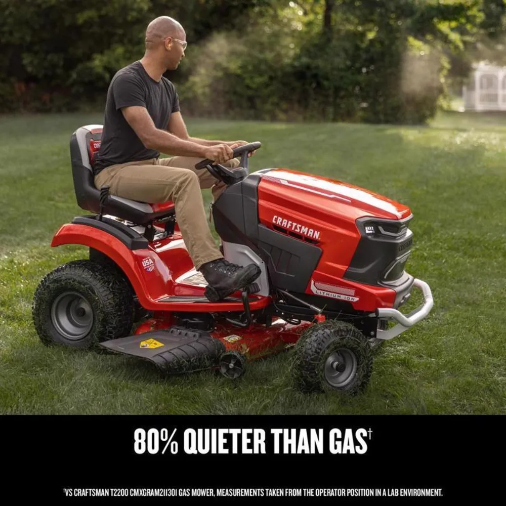 CRAFTSMAN CMCRM233303 56V MAX 42-Inch Brushless TURN TIGHT Battery-Powered Riding Lawn Mower Kit