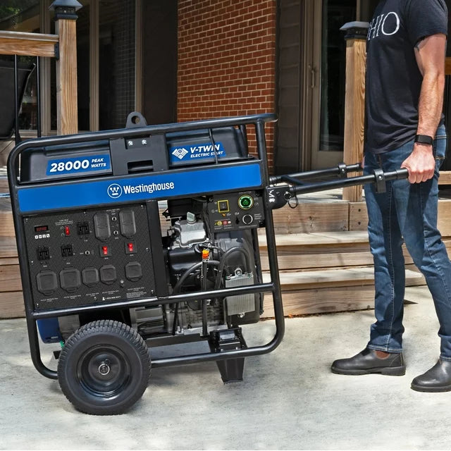 Westinghouse WGen20000 28,000 Peak-Watt and 20,000 Running-Watt Home Backup Portable Generator with Remote Electric Start