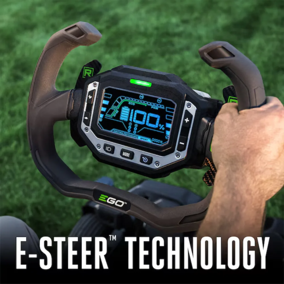 EGO POWER+ Z6 e-Steer ZT4205S 42-Inch 56V Battery-Powered Zero-Turn Riding Lawn Mower Kit