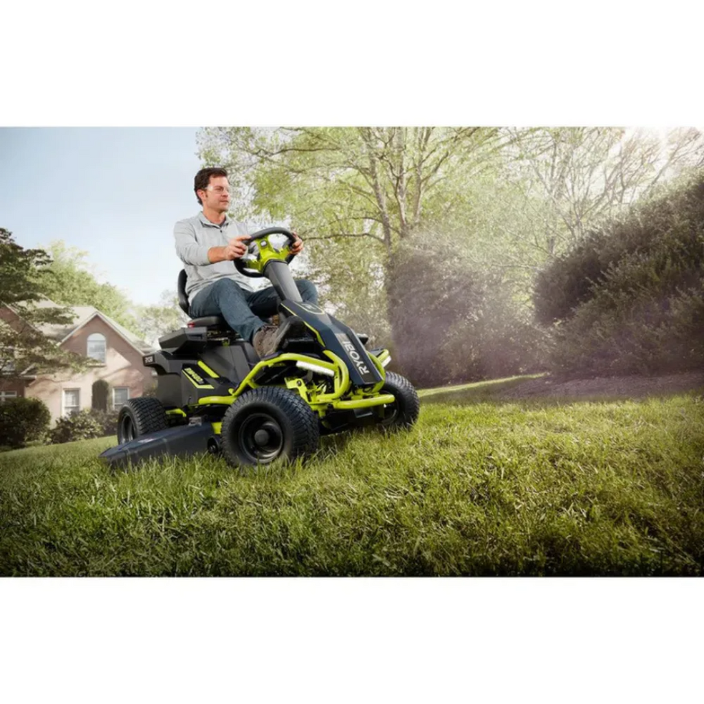 RYOBI RY48111 38-Inch 48V 100Ah Brushless Battery Electric Riding Lawn Mower