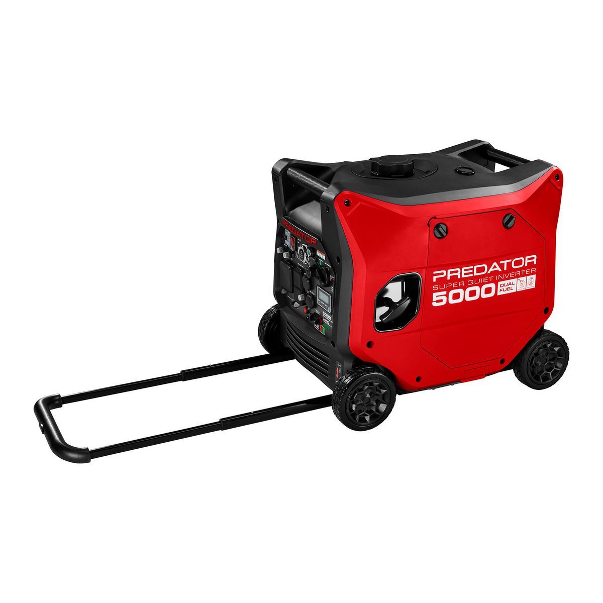 PREDATOR 5000-Watt Dual-Fuel SUPER QUIET Inverter Generator with Remote Start and CO SECURE Technology