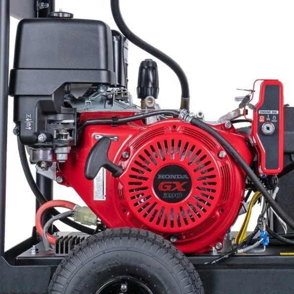 SIMPSON Big Brute BB65106 4000 PSI 4.0 GPM Professional Hot-Water Gas Pressure Washer with Honda GX390 Engine