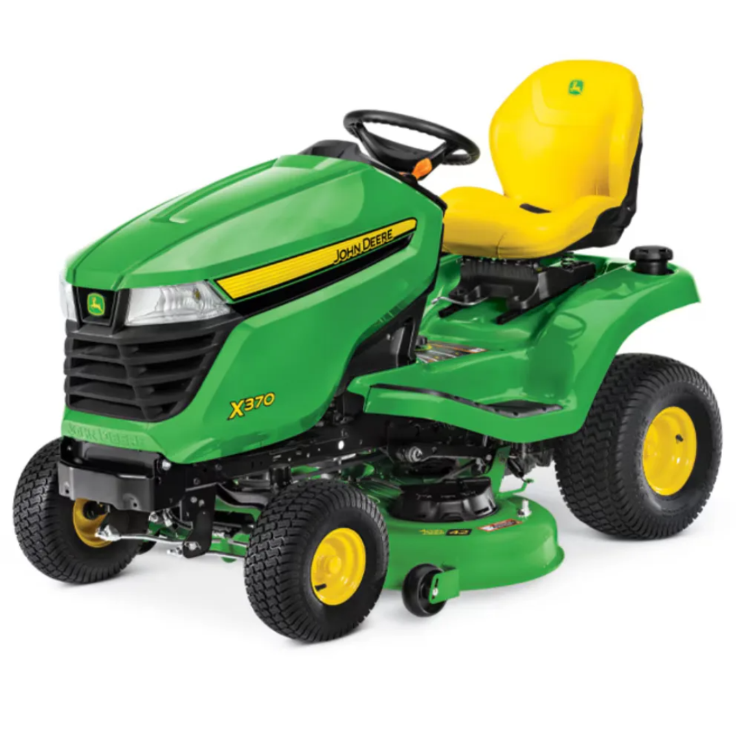 John Deere X370 42-Inch 21.5 HP Power-Steering Lawn Tractor