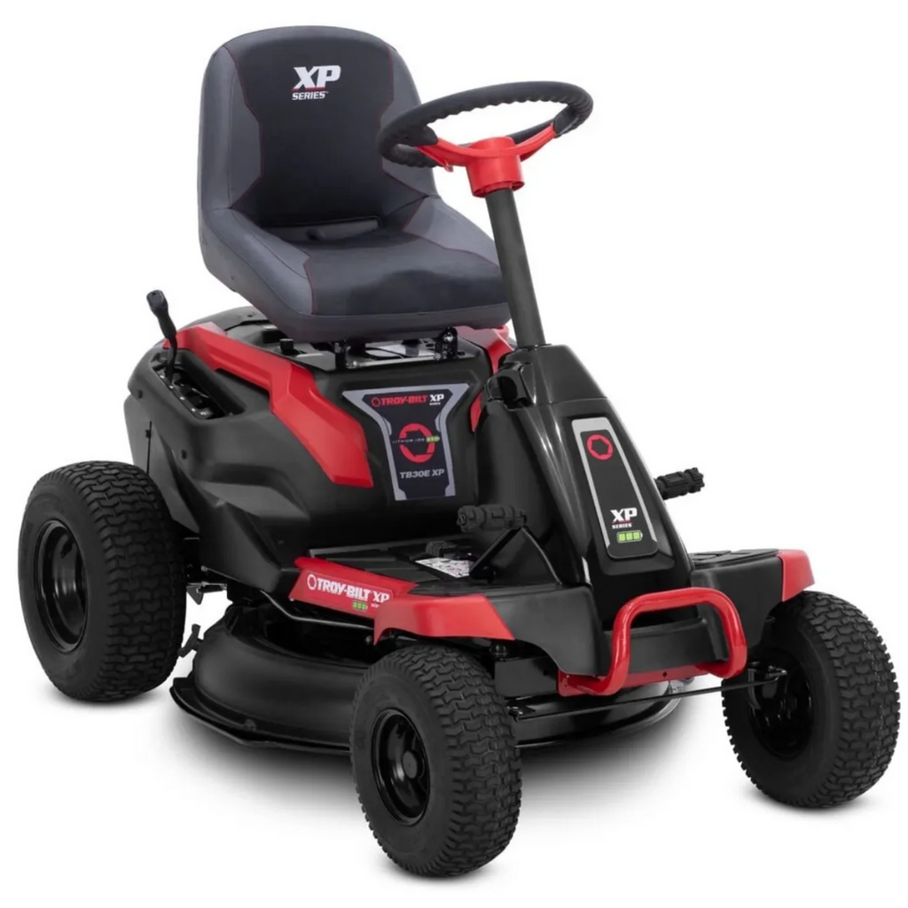 Troy-Bilt TB30E XP 30-Inch 56V MAX 30Ah Lithium-Ion Cordless Electric Riding Lawn Mower