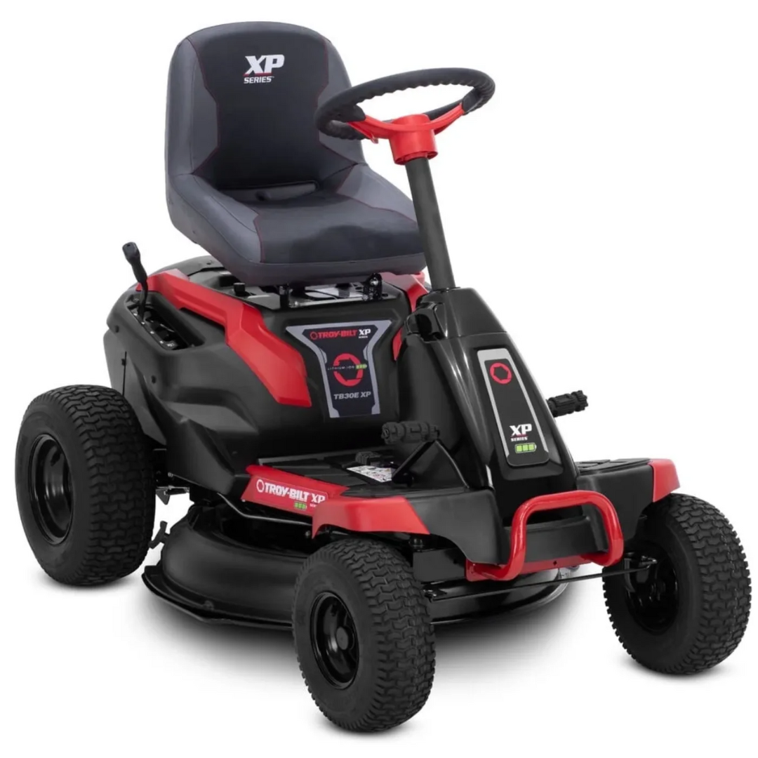 Troy-Bilt TB30E XP 30-Inch 56V MAX 30Ah Lithium-Ion Cordless Electric Riding Lawn Mower