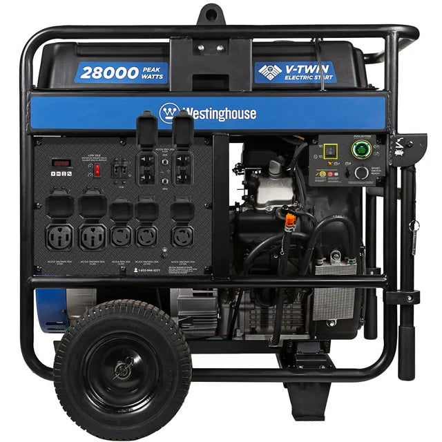 Westinghouse WGen20000 28,000 Peak-Watt and 20,000 Running-Watt Home Backup Portable Generator with Remote Electric Start