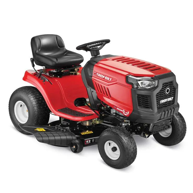 Troy-Bilt Bronco 42-Inch 547cc Gas Riding Lawn Mower with 7-Speed Shift-on-the-Go Transmission